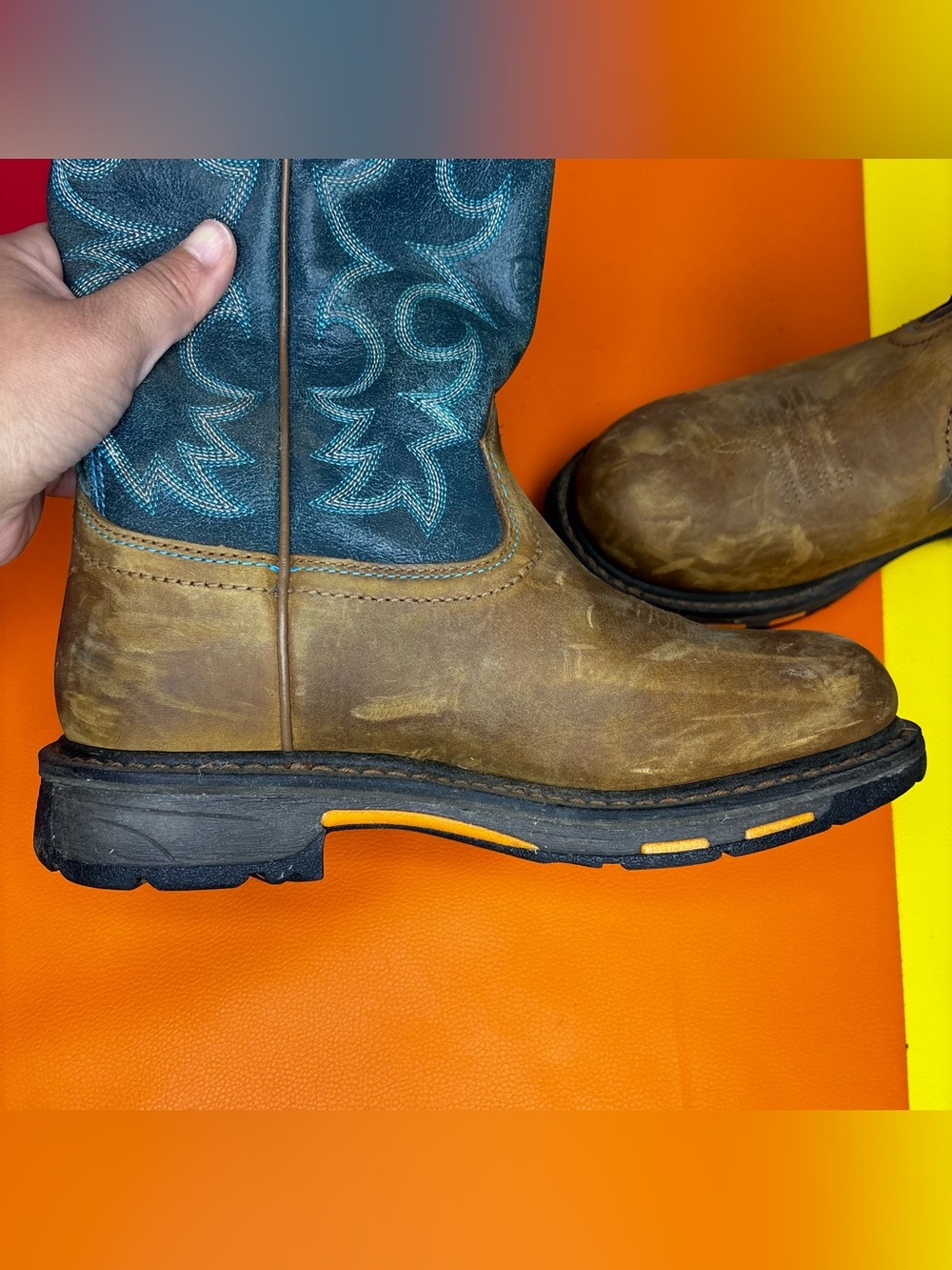Ariat Women's WorkHog H2O Waterproof Work Boots Size 8B - Picture 12 of 13